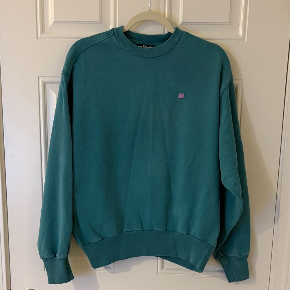 Acne Studio Teal Crewneck Sweater